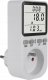 GreenBlue Miernik energii GreenBlue, watomierz,  typ E, 220-240V AC, 50Hz, max. obciążenie 16A, IP20, wbudowana bateria, GB364 E 5