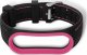 Braders Pasek Lifestyle Braders do Xiaomi Mi Band 5 / 6 czarno-różowy 2