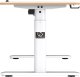 Ultradesk Biurko dla dzieci, elektycznie regulowany, 120X60 cm, 55-81 cm, PULSAR, biały, ULTRADESK 6