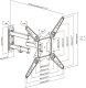 Vision Uchwyt ścienny na monitor 37" - 60" (VFM-WA4X4/3) 4