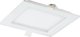 Orno AKMAN LED 18W, oprawa typu downlight, podtynkowa, kwadratowa, 1500lm, 3000K, biała, wbudowany zasilacz LED 2