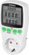 Orno Jednotaryfowy watomierz, kalkulator energii z wyświetlaczem LCD, jedna taryfa, wbudowany akumulator, wersja Schuko 1