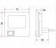 Lampka wtykowa do gniazdka Rum-Lux Lampka kwadrat LED biała LN-03 LED 2