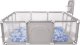 Selonis Boisko BO-100X z piłeczkami 6cm szary: niebieski-babyblue-perła 180x122x62/900piłek Zabawka kojec 2