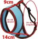 Kerbl Szelki z lamówką + smycz 120cm dla kota Niebieskie 4