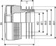 Uponor Napowietrzacz HypAIR 70-110 do rur kanalizacji wewnętrznej DN 70, 75, 90, 100, 110mm, kolor biały 2