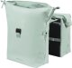 Basil Sakwa podwójna BASIL SOHO DOUBLE PANNIER BAG NORDLICHT MIK, MIK System (ready to go) 41L 100% wodoodporna pastel green oświetlenie Nordlicht Technolog 5