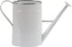Ibergarden Osłonka na doniczkę w formie konewki, metalowa, biała, wys. 24 cm 1