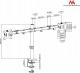 Maclean Uchwyt biurkowy na 2 monitory 13" - 32"  (MC-754) 2