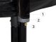 SkyFlyer Trampolina ogrodowa SkyFlyer + drabinka 12FT 366cm 12