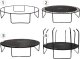 SkyFlyer Trampolina ogrodowa SkyFlyer + drabinka 12FT 366cm 3