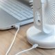Wentylator InnovaGoods Rechargeable Desk Fan with LED FanLed 8