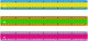 Piórnik PBS Connect Linijka plastikowa KEYROAD, w kształcie klocka Lego, 30cm, zawieszka 3