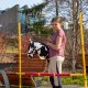Froster Koń na Kiju - Hobby Horse Skippi - Karo-Srokaty 5
