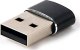 Adapter USB Gembird USB-A - USB-C Czarny  (A-USB2-AMCF-02) 1