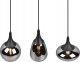 Lampa wisząca DELIGHT Trio Lumina 317000332 lampa wisząca zwis 3x40W E14 czarna 3