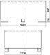 Meva Wanna wychwytowa do zbiornika IBC paletopojemnika MAUZER 1000L - ocynkowana Wanna wychwytowa do zbiornika IBC paletopojemnika MAUZER 1000L - ocynkowana 2