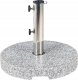 Beliani Podstawa pod parasol okrągła ⌀ 45 cm szara CEGGIA 1
