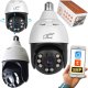 Kamera IP LTC Zewnętrzna kamera obrotowa żarówka E27 Wi-Fi LTC VISION KAM35 5 Mpix 5