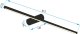Lustro Toolight KINKIET ŁAZIENKOWY LED 80CM APP1343-W Black 7
