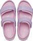 Crocs Sandały dla dzieci Crocs Crocband Cruiser różowe 209423 84I 32-33 2