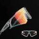 RockBros Okulary rowerowe fotochromowe z filtrami UV 400 UVA i UVB białe 9