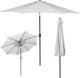 Springos Parasol ogrodowy łamany 300 cm duży z korbką na balkon, taras jasnoszary UNIWERSALNY 1
