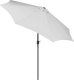 Springos Parasol ogrodowy łamany 300 cm duży z korbką na balkon, taras jasnoszary UNIWERSALNY 17