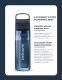 Life Straw Go 2.0 Czarna stalowa butelka filtrująca 1L Black Steel 8