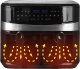 Frytkownica beztłuszczowa Emerio Emerio AF-126672.4 frytkownica Podwójny 9 l Autonomiczny 2400 W Frytkownica na gorące powietrze Czarny 3