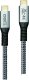 Kabel USB 2GO USB-C - USB-C 1.2 m Czarny (797514) 1