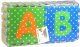 LeanToys Puzzle Piankowe Kolorowe Alfabet i Cyferki 36 elementów 5