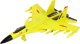 LeanToys Samolot myśliwski 1:72 Żółty 2