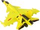 LeanToys Samolot myśliwski 1:72 Żółty 3