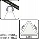 Aktive POLIESTER TRIANGLE GARDEN CANO 5