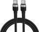 Kabel USB Wozinsky USB-C - USB-C 2 m Czarny (5907769308741) 1