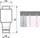 ETI WKŁADKA TOPIKOWA ETI-D3/50A 50A 500V gG E33 ETI 3