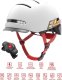 Livall Kask Miejski Livall BH51M NSO Sound by JBL Bluetooth LED M (BH51NSO-M-GRY) 6
