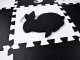 Jokomisiada Puzzle piankowe kontrastowa mata zwierzątka kształty ZA4783 11