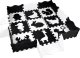 Jokomisiada Puzzle piankowe kontrastowa mata zwierzątka kształty ZA4783 6