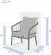 DLGTP Fotel ogrodowy aluminiowy ORIENGO 4