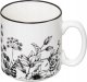 Secret de Gourmet Filiżanki ceramiczne na stojaku FLORAL, 240 ml, 4 sztuki 2