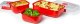 Sistema Heat & Eat 3 Pack, Set, Red, Polypropylene (PP), Transparent, New Zealand, 141 mm 3