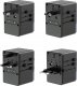 Dudao Adapter podróżny A65Pro 65W EU / US / JP / AUS / UK 2x USB-C 2x USB-A - czarny 2