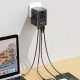 Dudao Adapter podróżny A65Pro 65W EU / US / JP / AUS / UK 2x USB-C 2x USB-A - czarny 3
