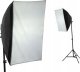 Zestaw studyjny Xrec Zestaw 10w1 2x Lampa Led 1600w 3000-6500k Pilot Softbox 50x70 Statyw 230 / 2x Led803 6
