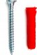 Klimas Kołek rozporowy Klimas Wkręt-met SFXP-08040050 8x40 5x50 uniwersalny gips/tynk opakowanie 100szt 14