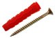 Klimas Kołek rozporowy Klimas Wkręt-met SFXP-08040050 8x40 5x50 uniwersalny gips/tynk opakowanie 100szt 33