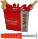 Klimas Kołek rozporowy Klimas Wkręt-met SFXP-08040050 8x40 5x50 uniwersalny gips/tynk opakowanie 100szt 9