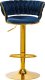 Activeshop 4Rico Hoker barowy QS-B313a aksamit granatowy 3
